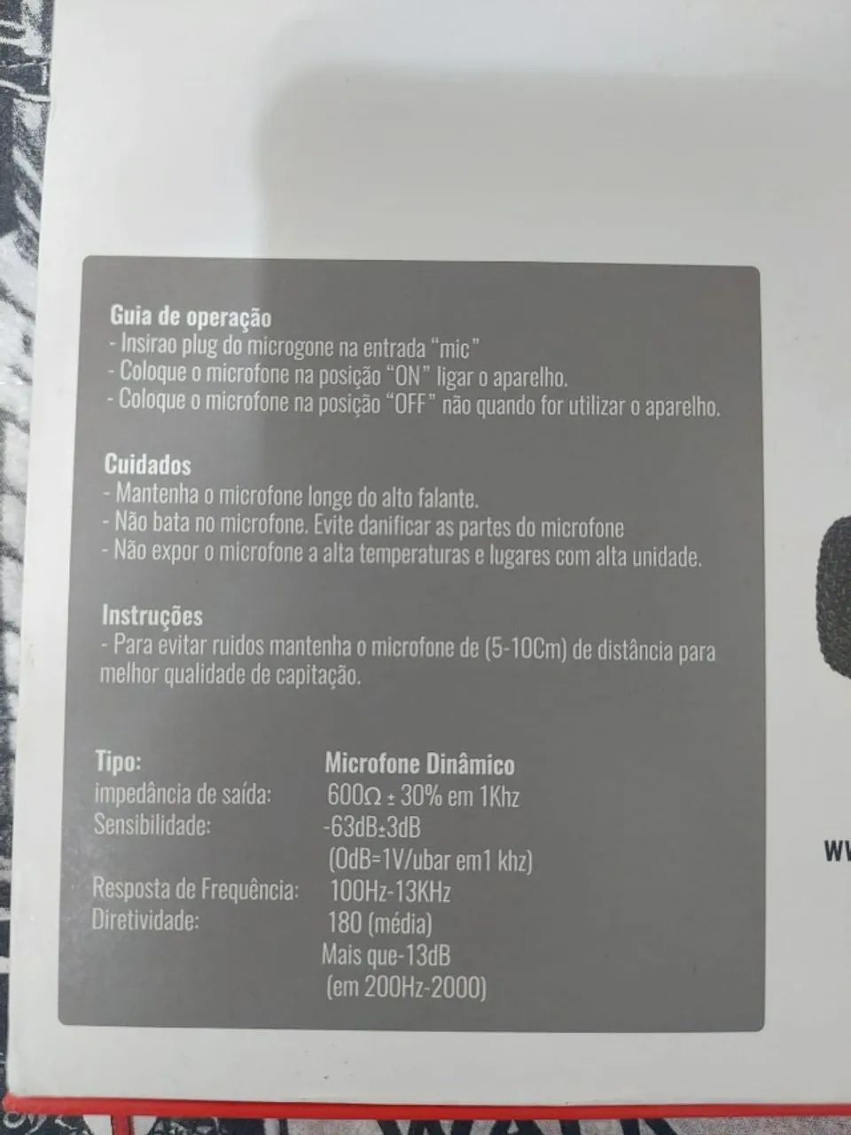 Microfone Tomate MT - 1003 - Foto 2