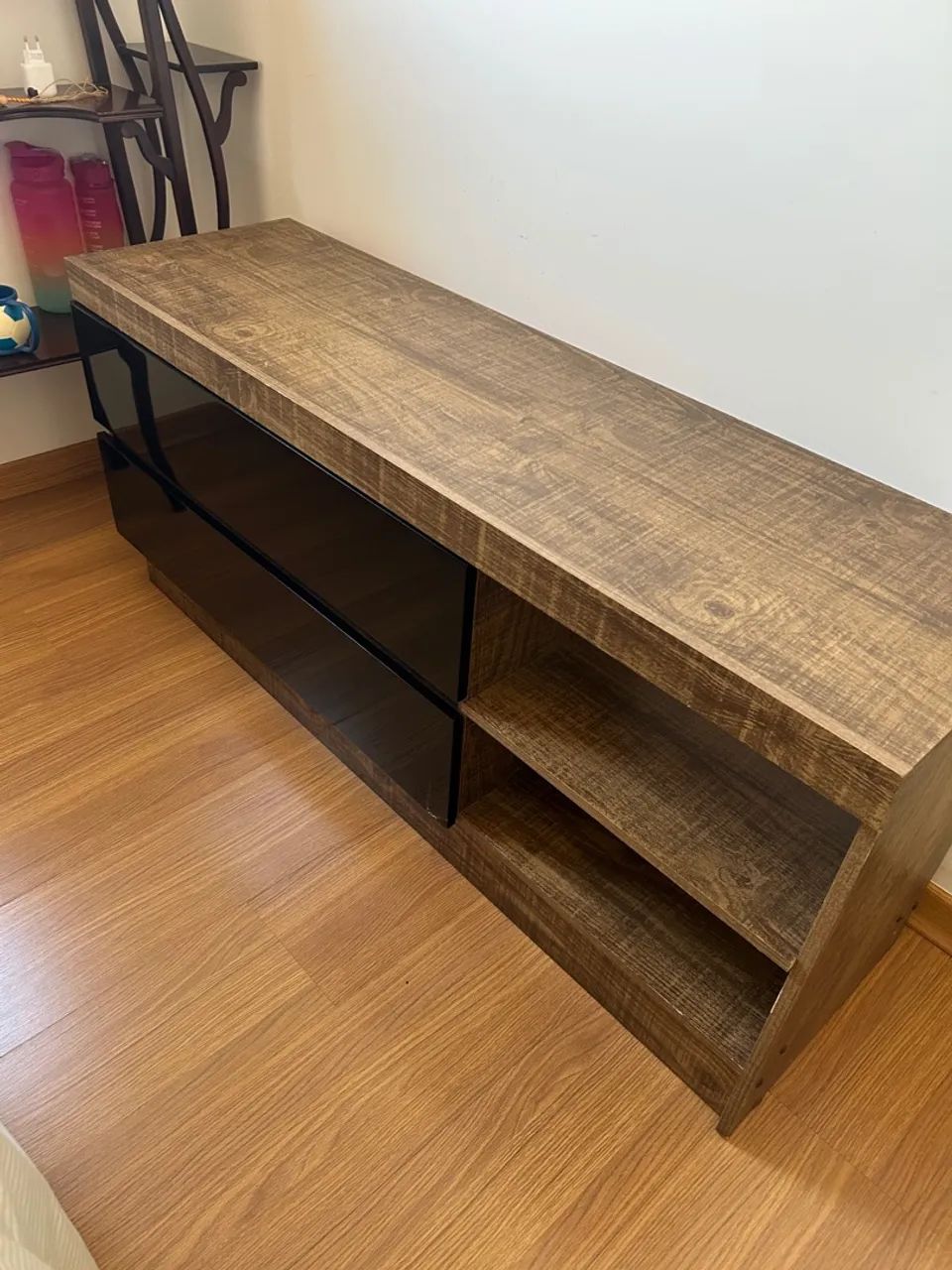 Rack TV Design Moderno com Gavetas e Prateleiras - Foto 5