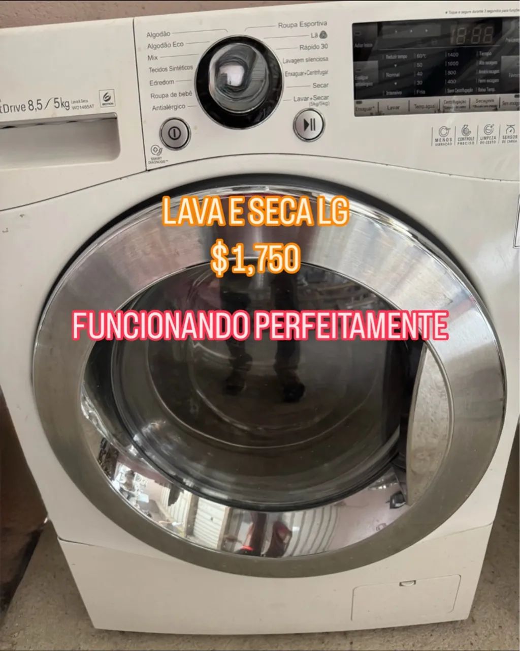 Lava e seca LG 