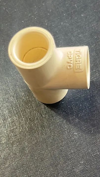 Tê Aquatherm 90 graus CPVC, Agua Quente Tigre  1/2"  15mm