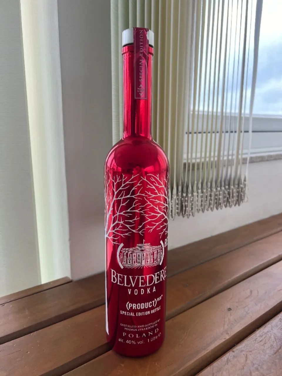 Vodka Belvedere, edição especial, garrafa de 1 litro, importado da Polônia