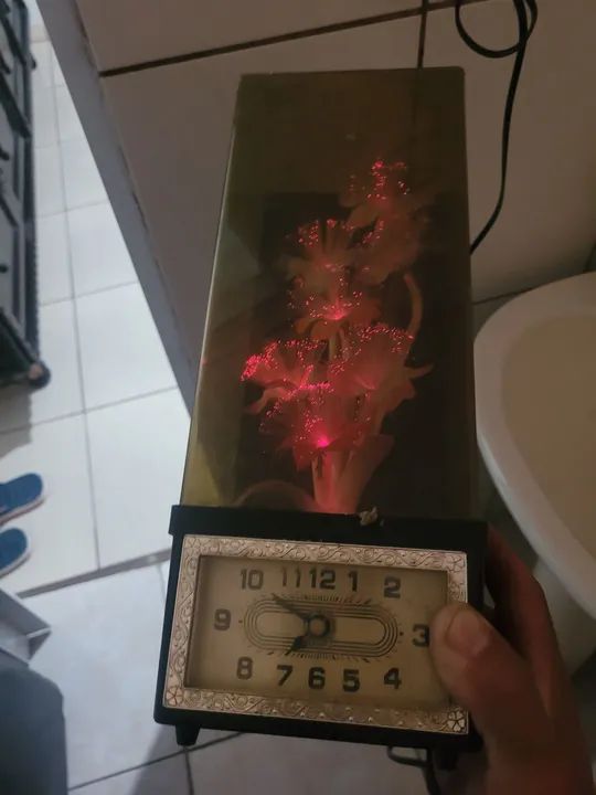 Abajur relógio 