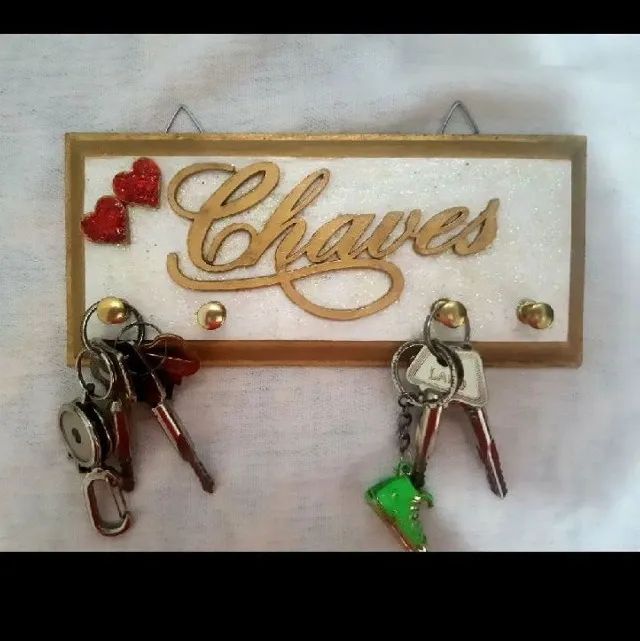porta chaves de parede