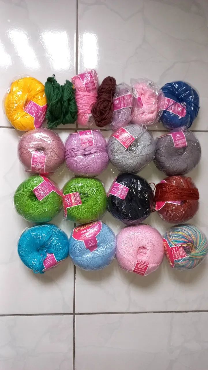 Linha amigurumi círculo seminovo