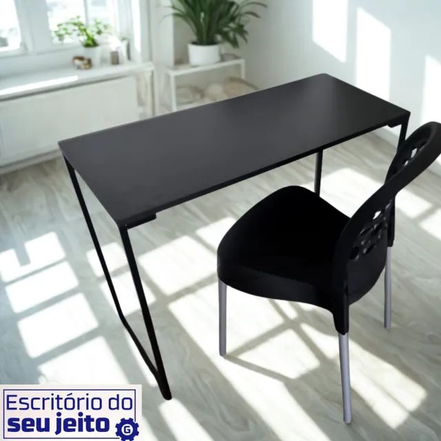 Escrivaninha Estilo Industrial NOVA Mesa Multiuso para Notebook Estudo Escritório Estudo - Foto 2