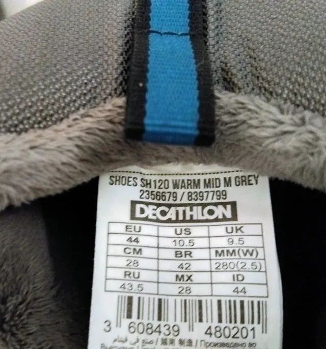 Bota Masculina de Neve Quechua Sh120 - Foto 6