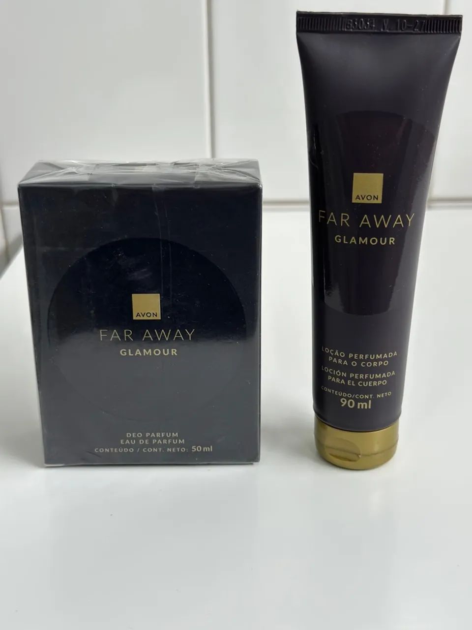 Kit Avon Far Away Glamour - Deo Parfum + Loção - Foto 6