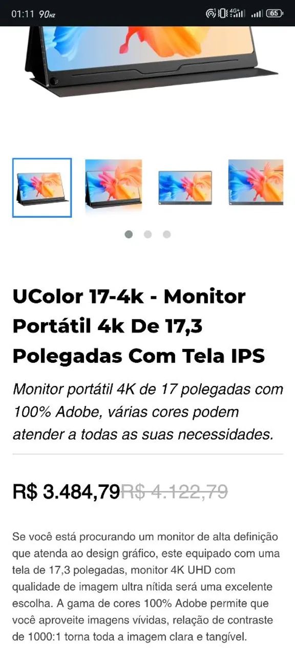 Monitor portátil uperfect M173J05 - Foto 6