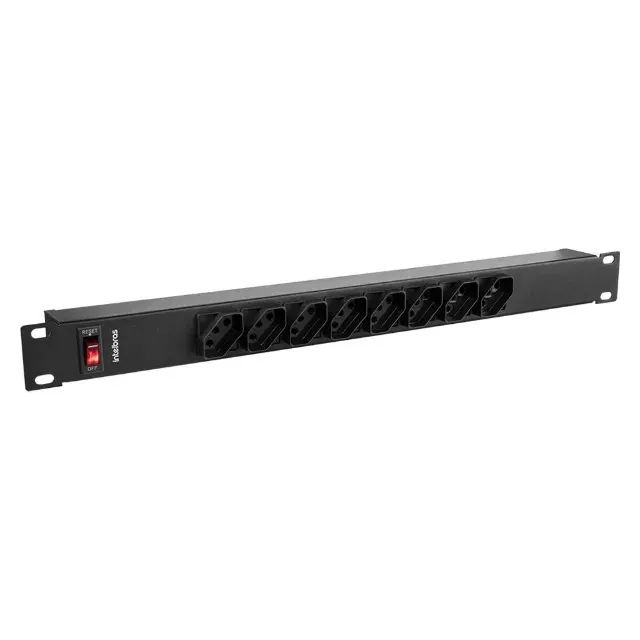 Protetor Eletrônico para Rack Intelbras EPR 208+, com 8 Tomadas, Cabo 3 Metros - WZetta - Foto 3