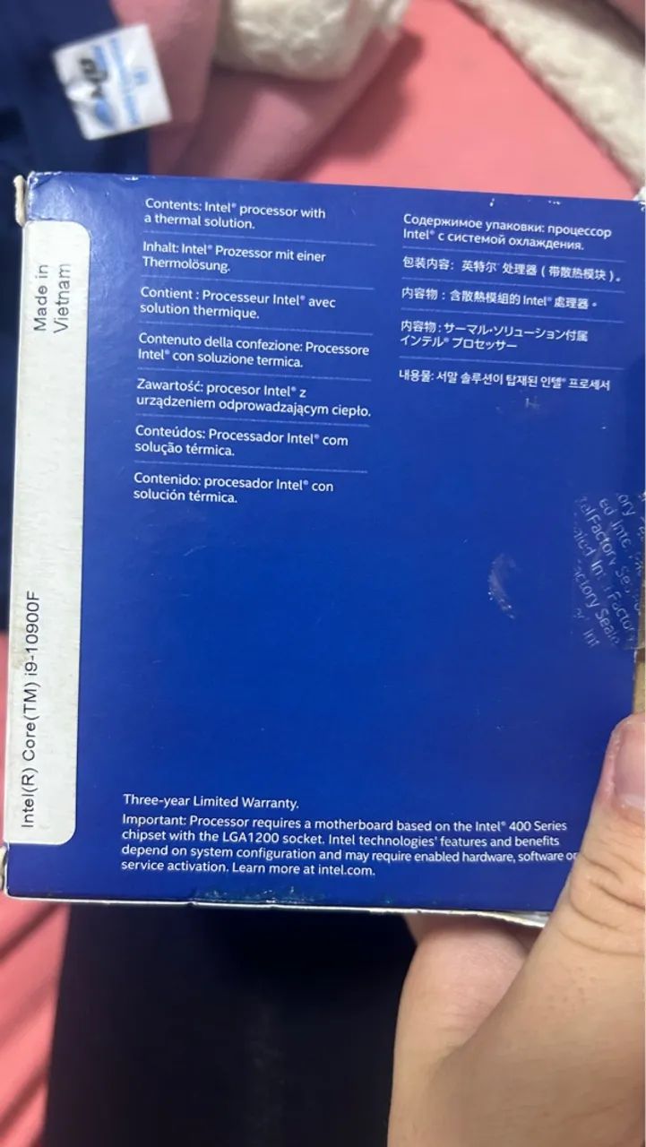 I9 10900F troco por processador inferior com volta - Foto 2