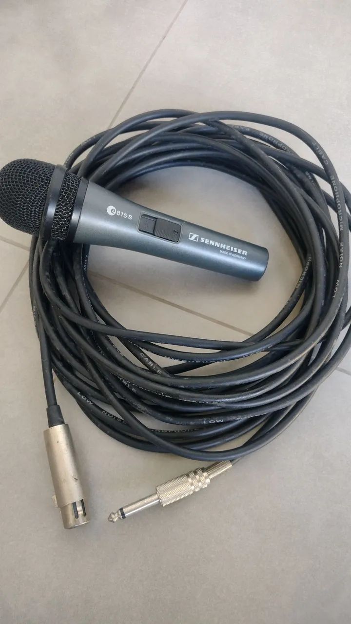 Microfone Sennheiser E825s com cabo de 8m - Foto 2