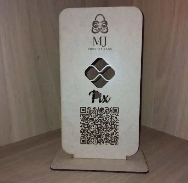 Placa Pix Personalizada - Com Sua Marca e QR Code
