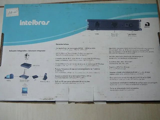 Intelbras ADSL2+ Modem Router GKM 121064842076340609121