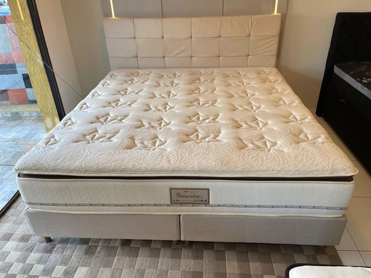CAMA COMPLETA Conjunto Cama Box Super King Sankonaturals - Foto 3