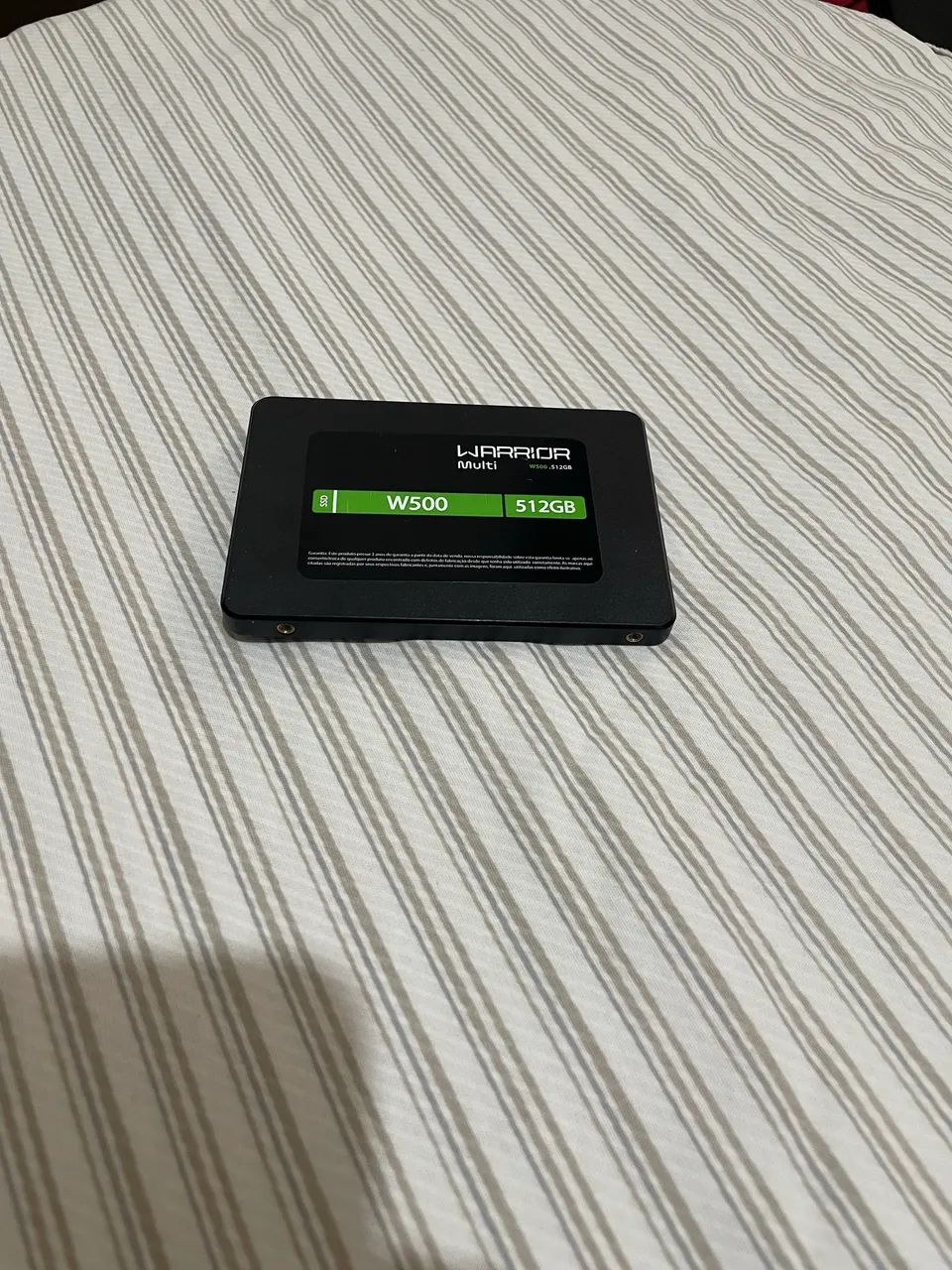 SSD Warrior W500 512GB - novo, nunca usado