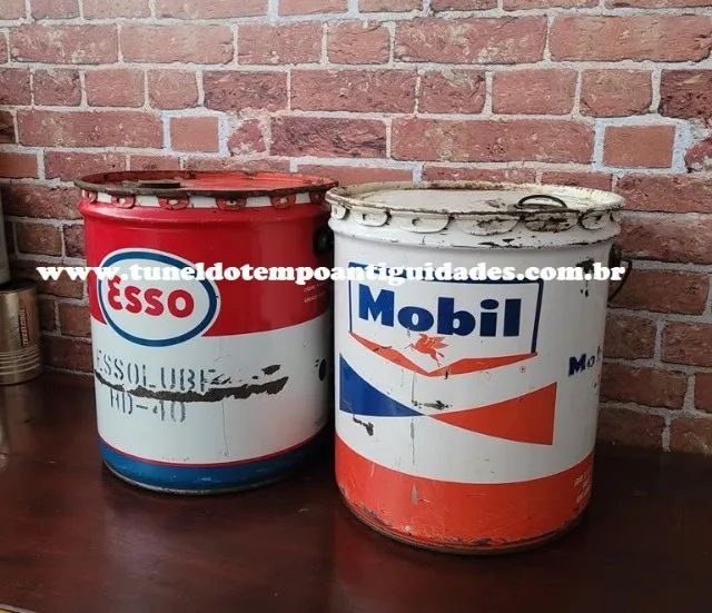 Latas óleo Antigas - Foto 3
