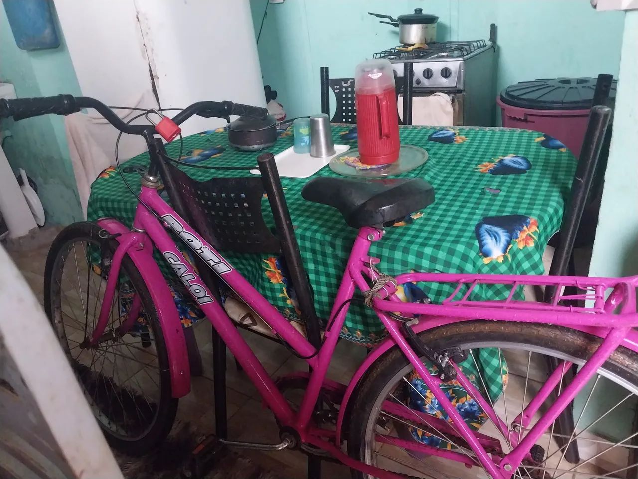 Bicicleta Caloi Rosa