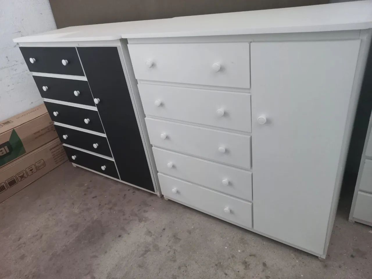 Cômoda Sapateira 4 ou 5 Gavetas MDF - Foto 5