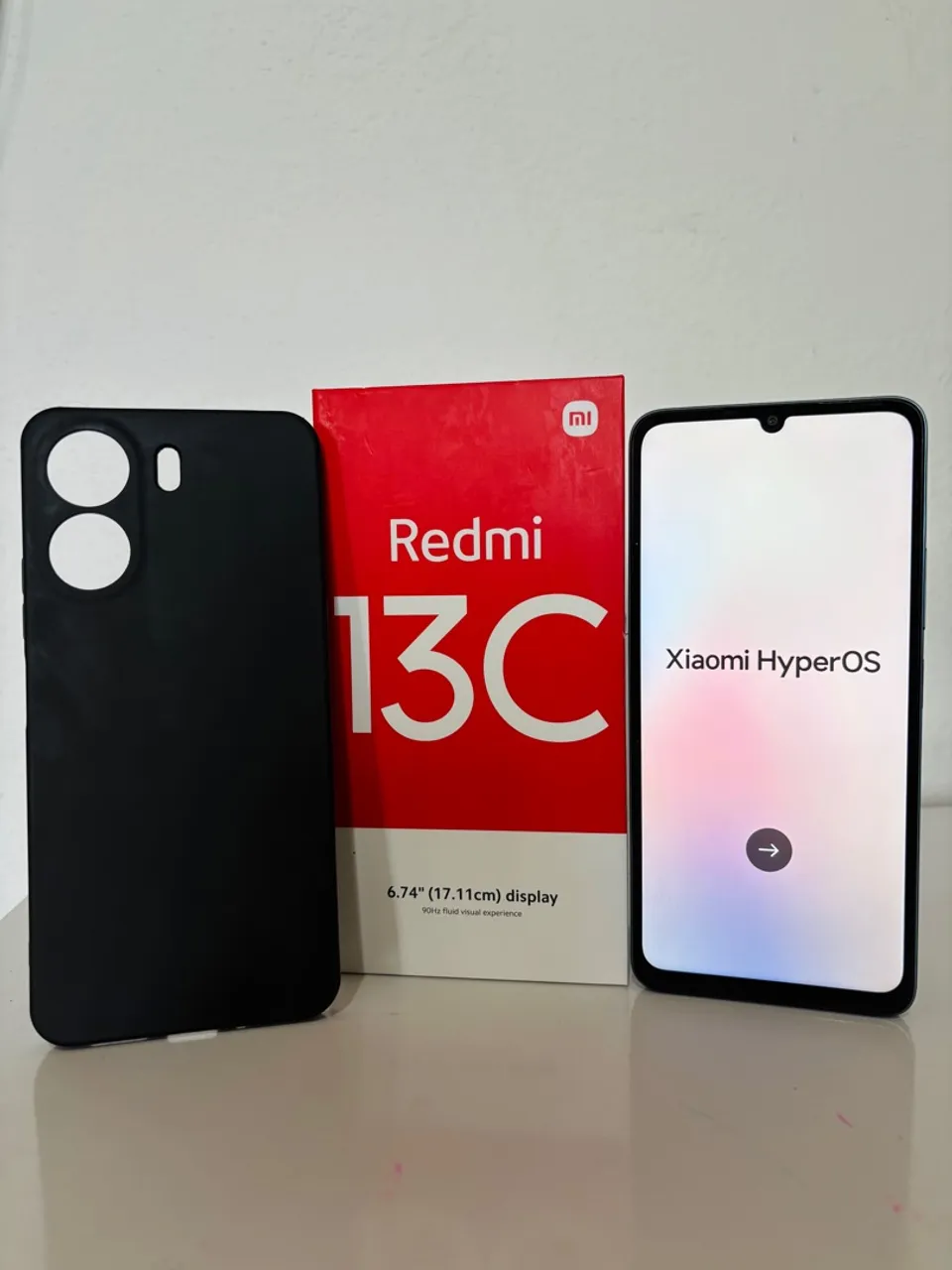 Redmi 13C 128GB - Seminovo - Com caixa, capinha e carregador original