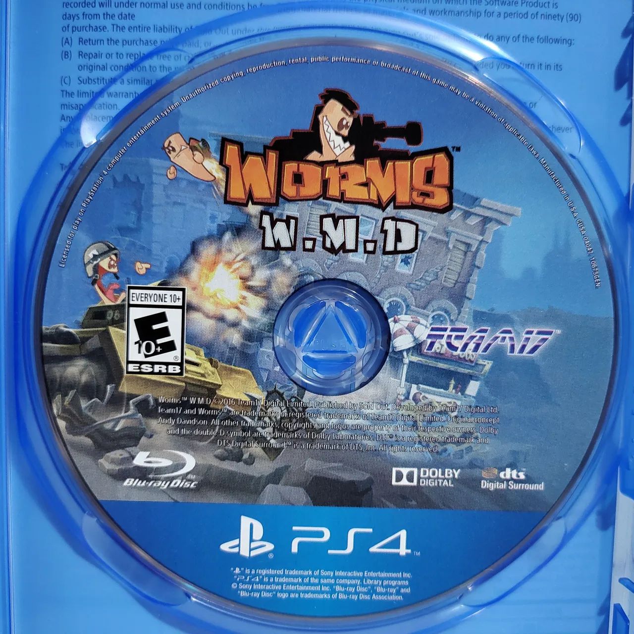 Worms W.M.D All Stars PS4 Mídia Física Seminovo - Foto 3