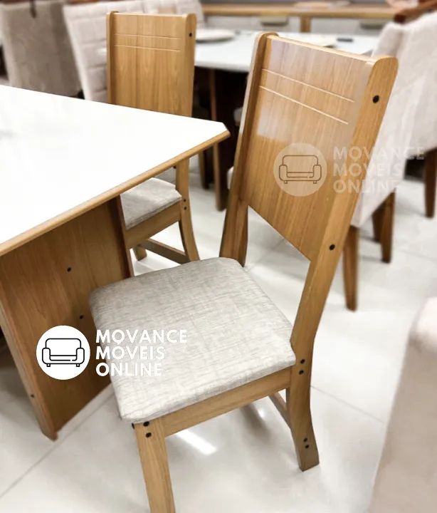 Conjunto Sala de Jantar 4 Cadeiras Nova  - Foto 2