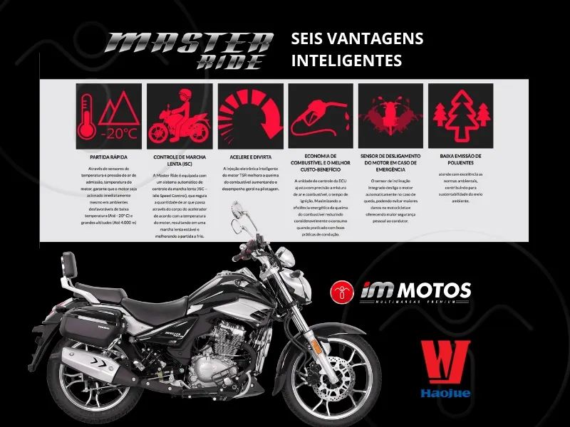 HAOJUE MASTER RIDE 150CC NOVA  - Foto 12