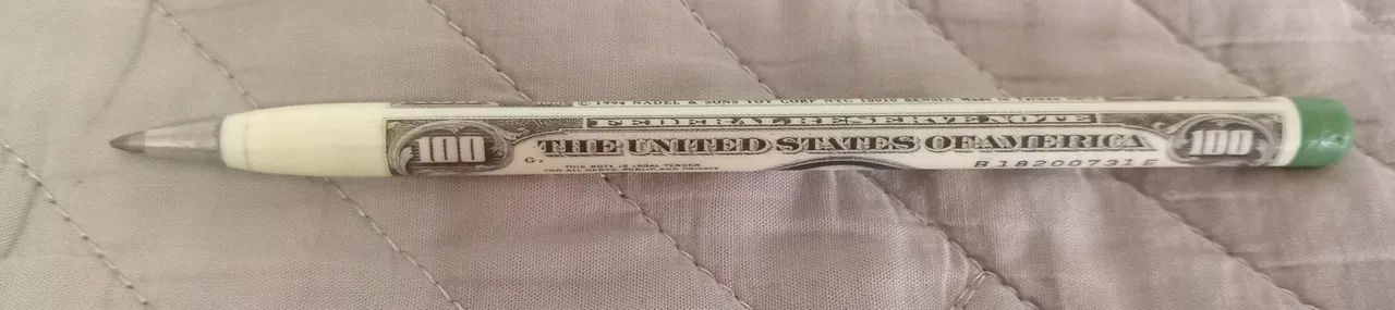 Caneta Antiga Nota de Dólar 432957781086709761