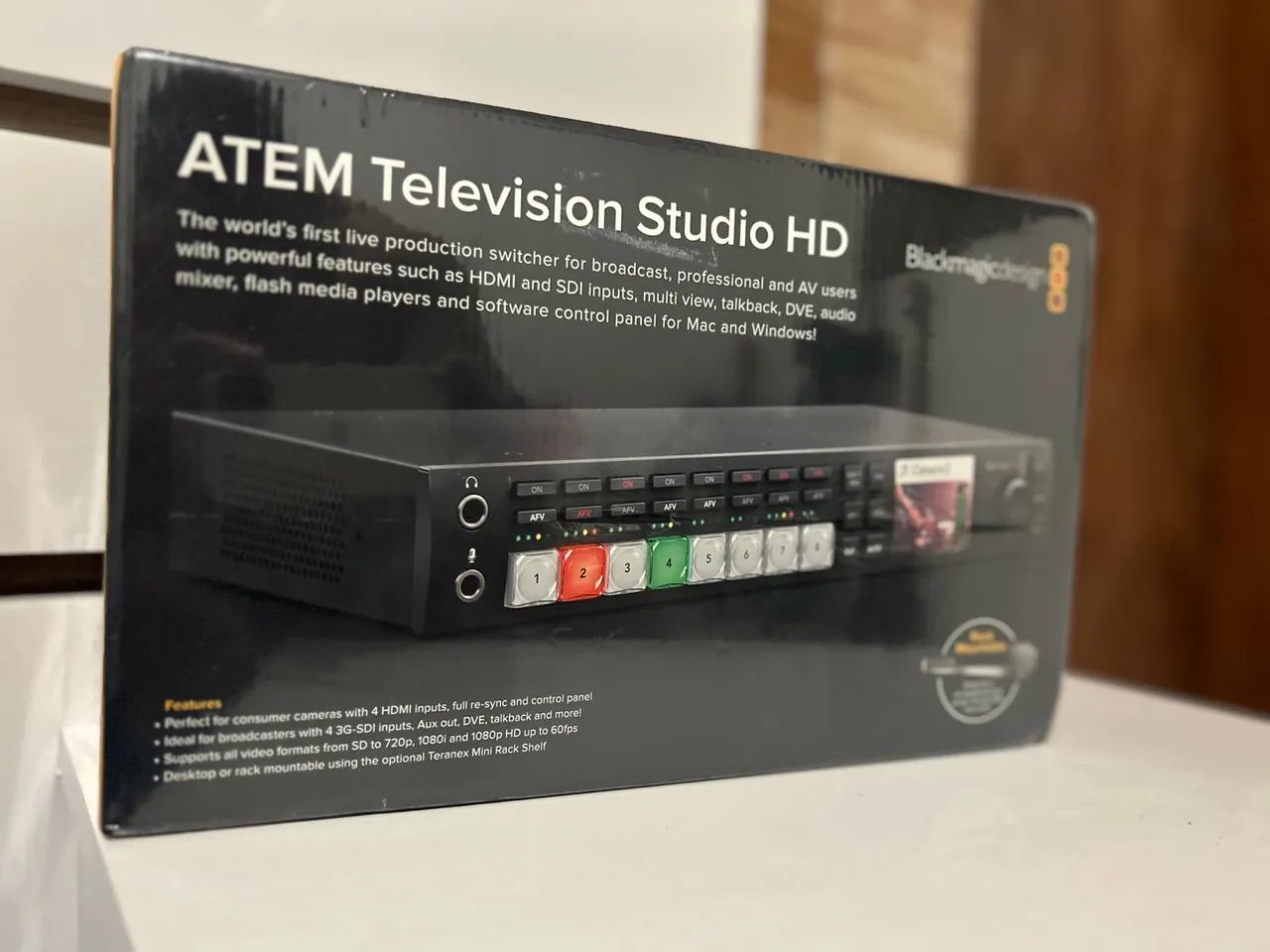 Blackmagic Atem Television Studio HD - Streaming Profissional NOVO