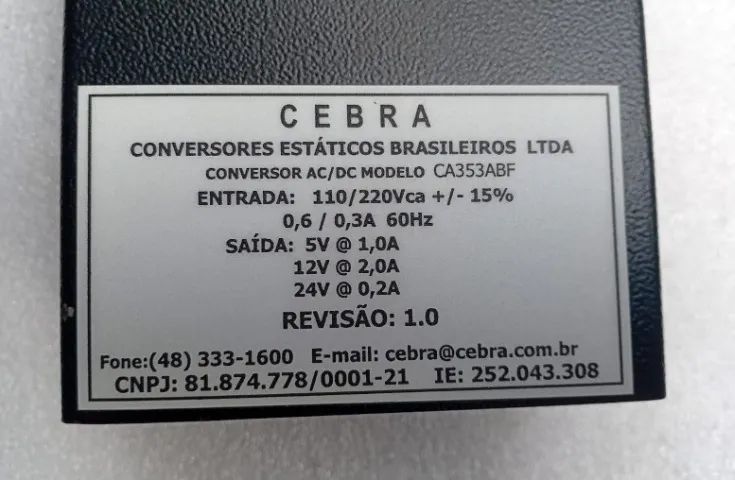 Conversor Estatico Cebra - Saidas 5 , 12 E 24 V - Foto 2