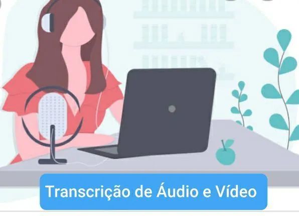 Transcrição de áudio e vídeo