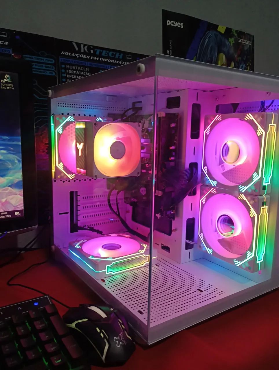 PC Gamer RGB Gamer ( Gabinete teclado e mouse ) - Foto 2