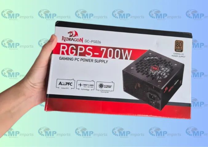 Loja MP Imports: Fonte De Alimentação Redragon Gc-ps026 700w Atx / 80 Plus Bronze