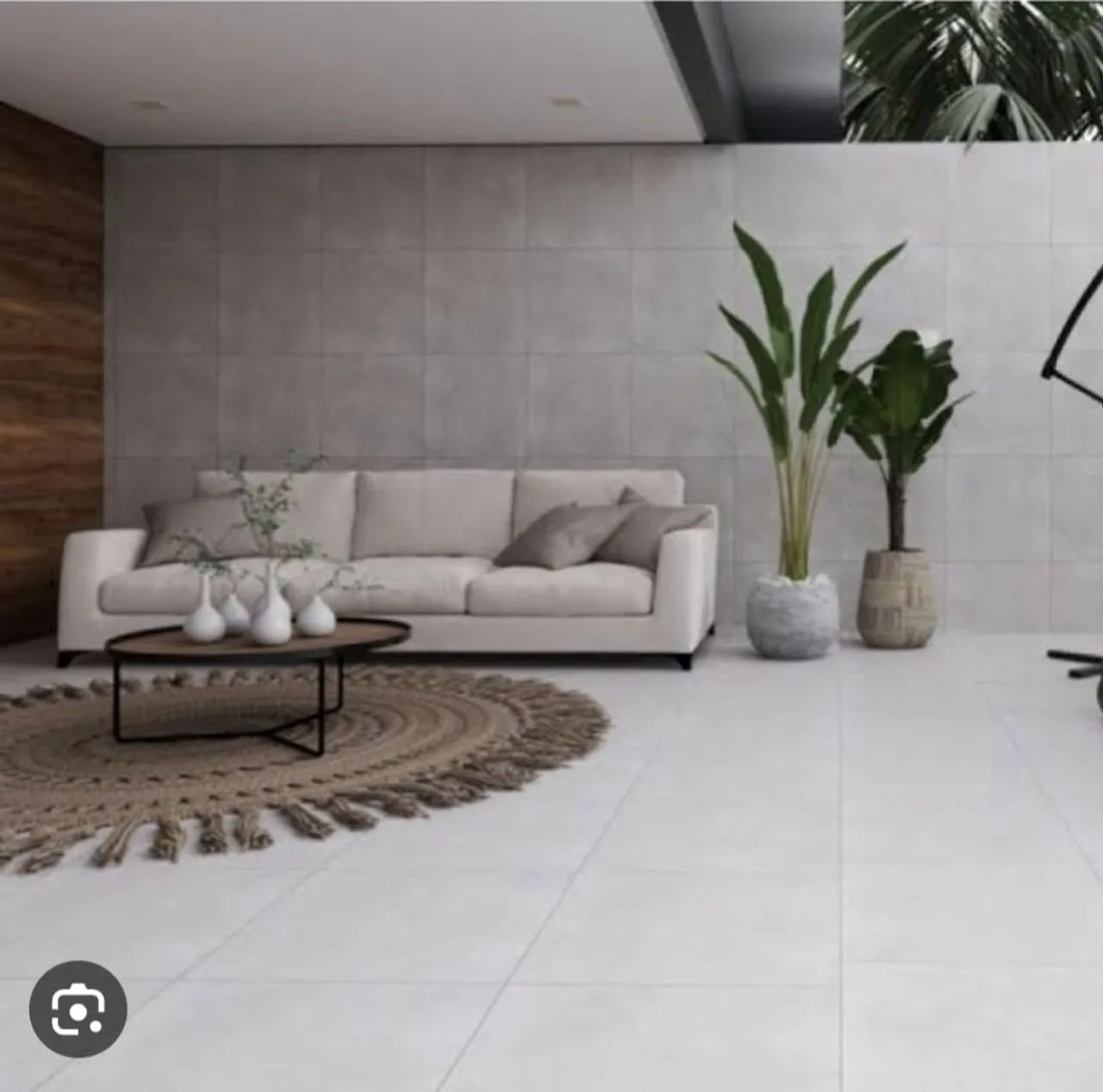 Piso cerâmico cinza  0,86x0,86  - Foto 3