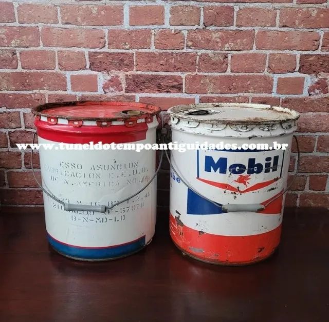 Latas óleo Antigas - Foto 4