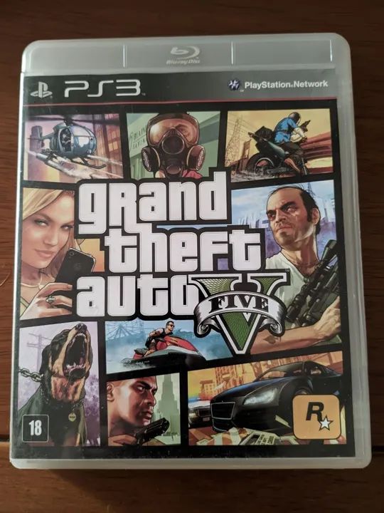 GTA 5 de PS3 - Mídia Física(incluindo manuel e mapa impresso de Los Santos!) 