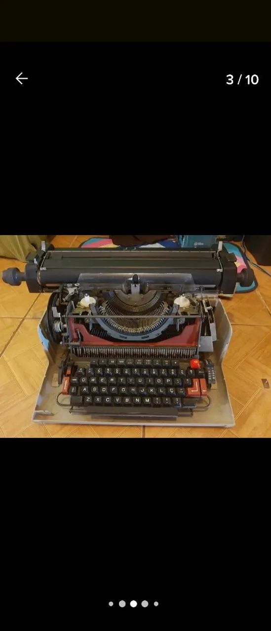 Máquina de escrever antiga Facit JS12 ( NO ESTADO ) - Foto 3