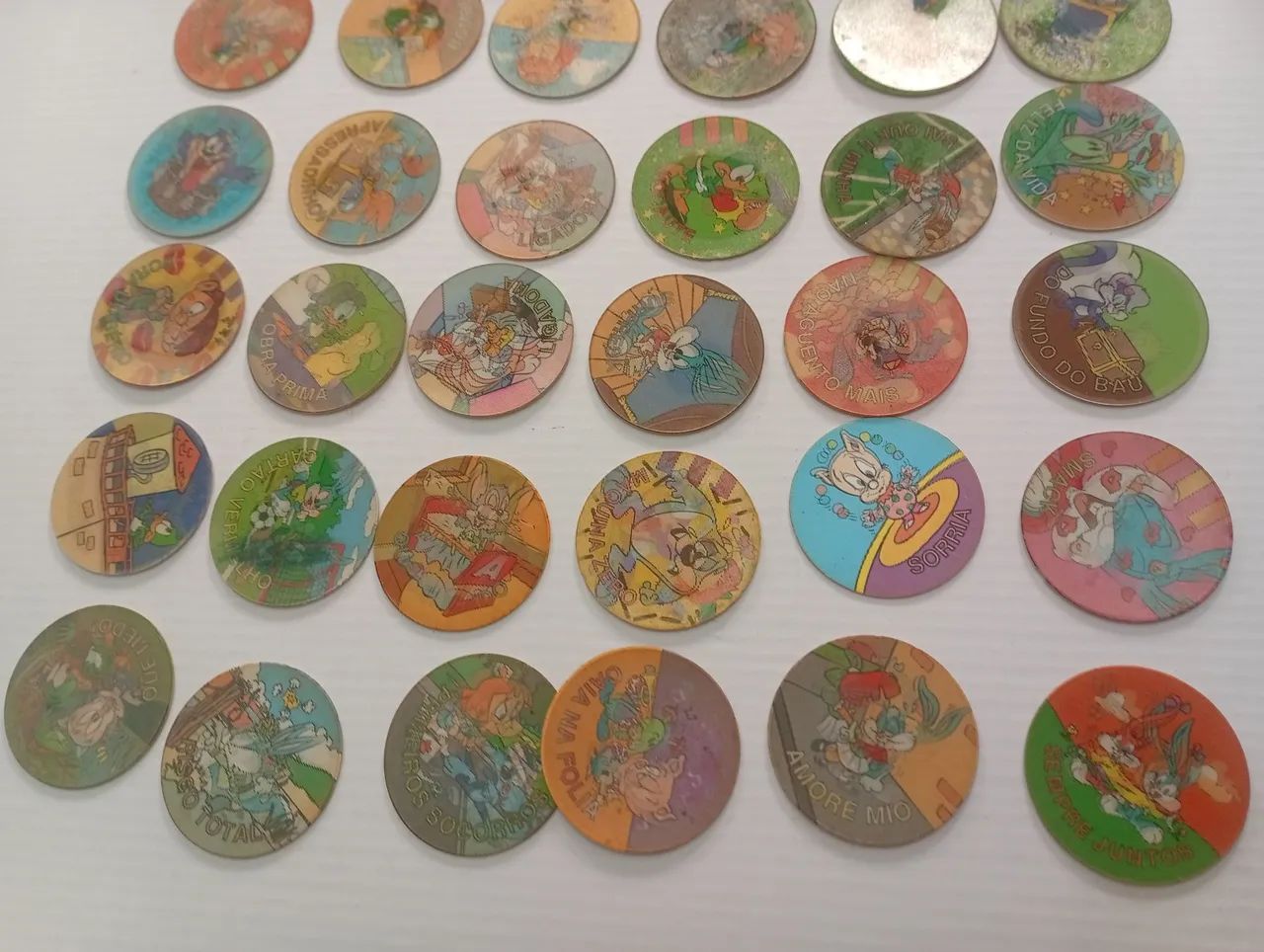 Super Lote Magic Tazos Tiny Toon Elma Chips 60 un - Foto 3