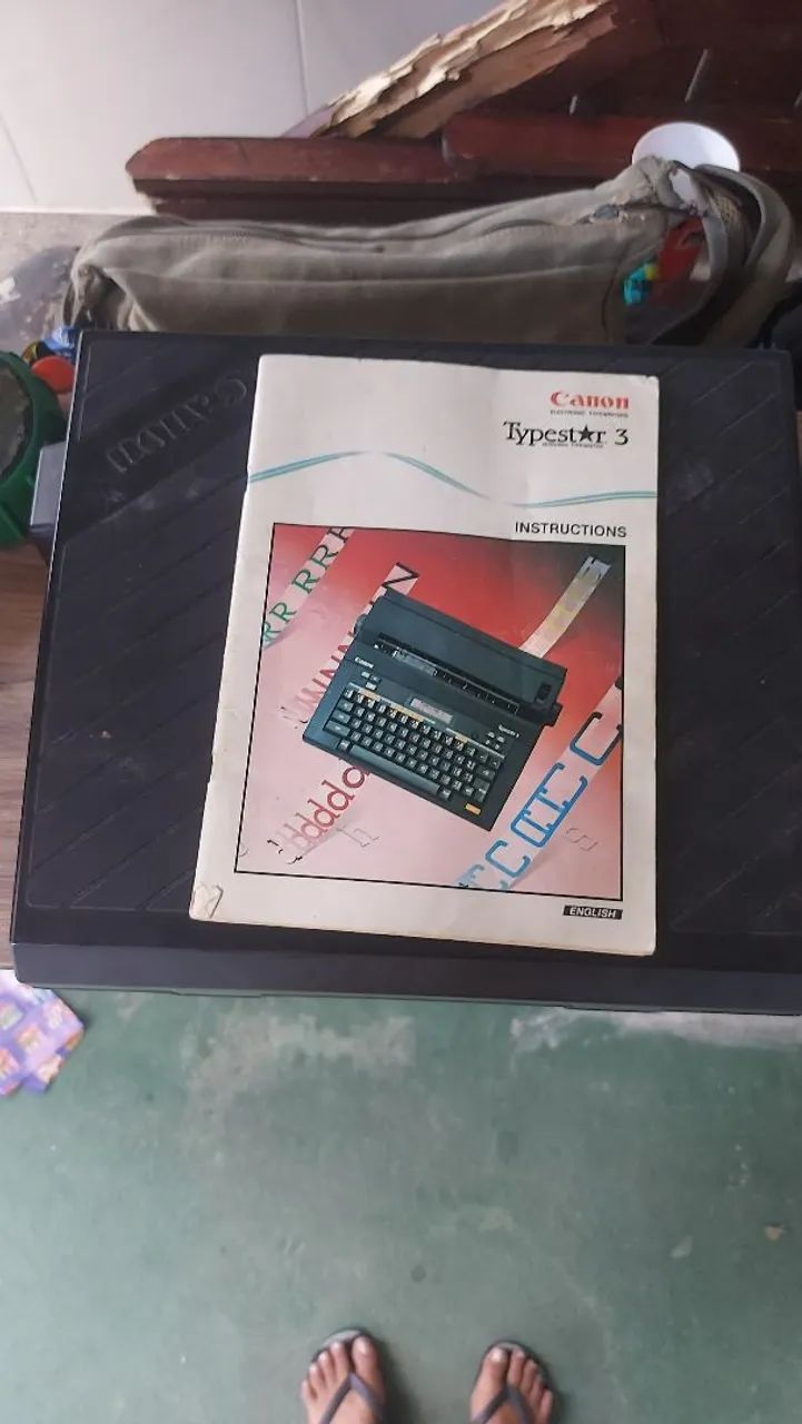 Maquina de escrever elétrica Canon64606987314178123