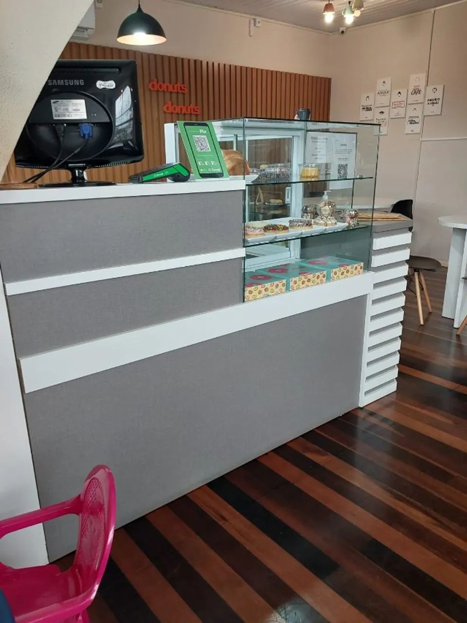 balcão para atendimento 