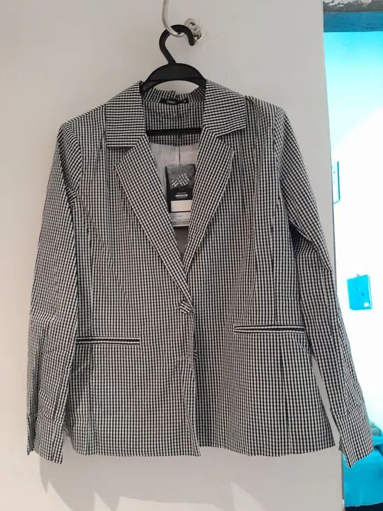 Blazer feminino xadrez - loja Mamô - Foto 2