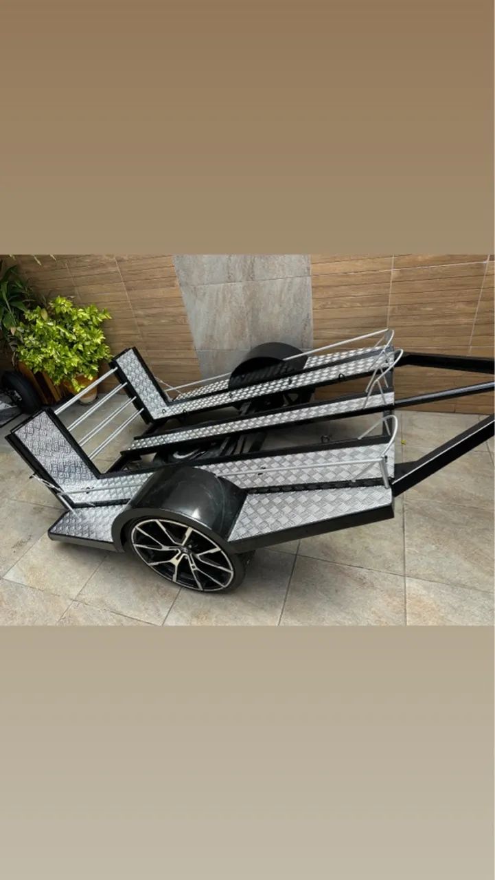 Carrocinha para quadriciclo e motos