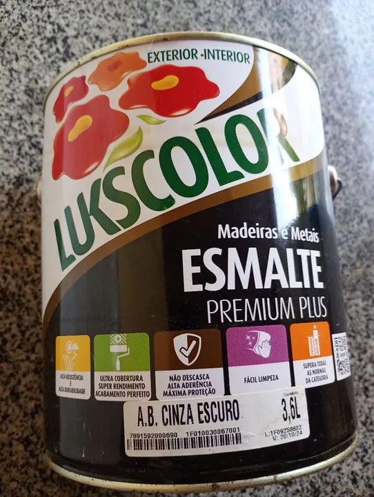 Esmalte Premium Plus 3,6L -  Madeiras e Metais - Foto 4