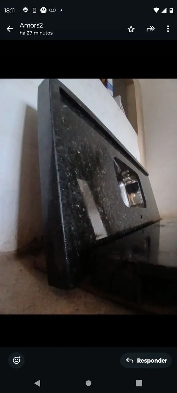 Pia e Bancada em Granito Verde Ubatuba NOVAS! Cuba incluso Aceito Cartão - Foto 3