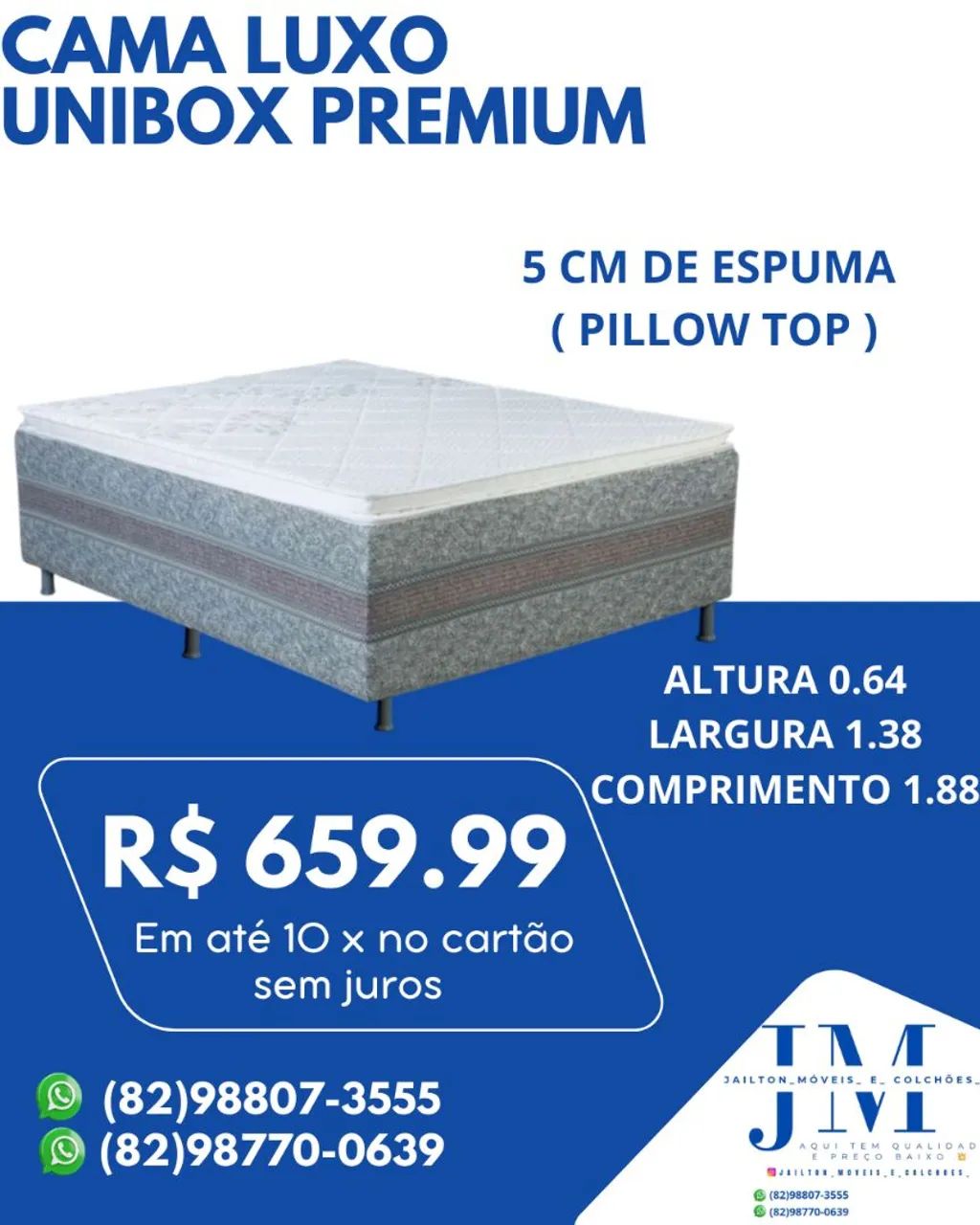 CAMA BOX LUXO BOM SONO  - Foto 2