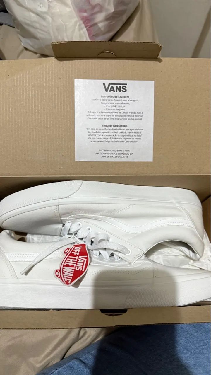 Tênis Vans Old Skool Branco - Foto 2