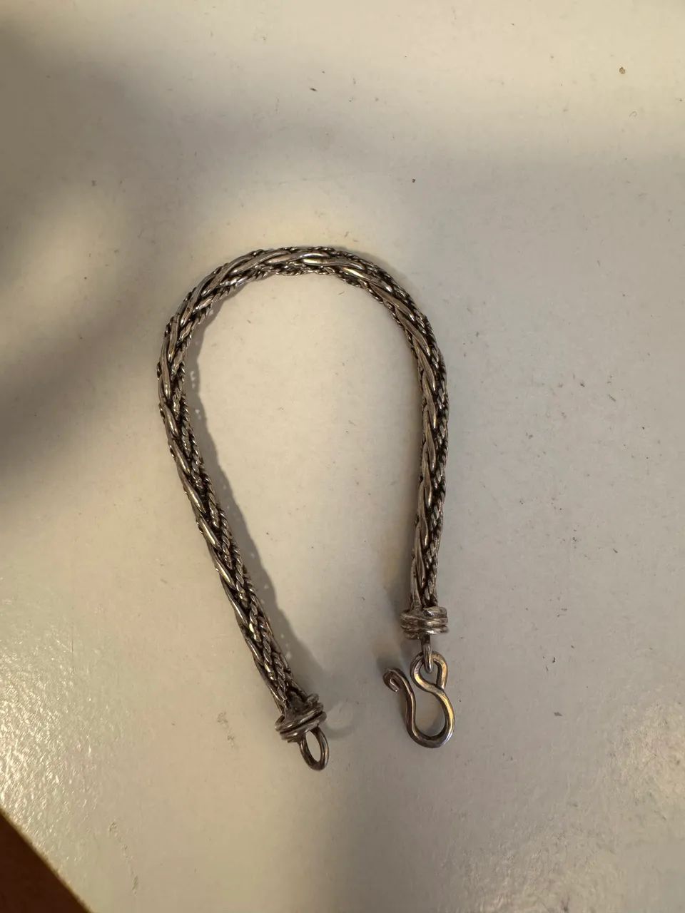 Pulseira de prata indiana 3 camadas - Foto 2