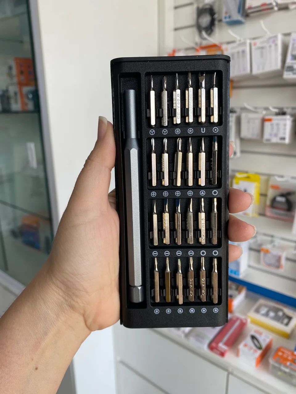 Kit Ferramenta de Precisão Chave 24 em 1 para Celular e Eletrônicos - Bomvink - Foto 6