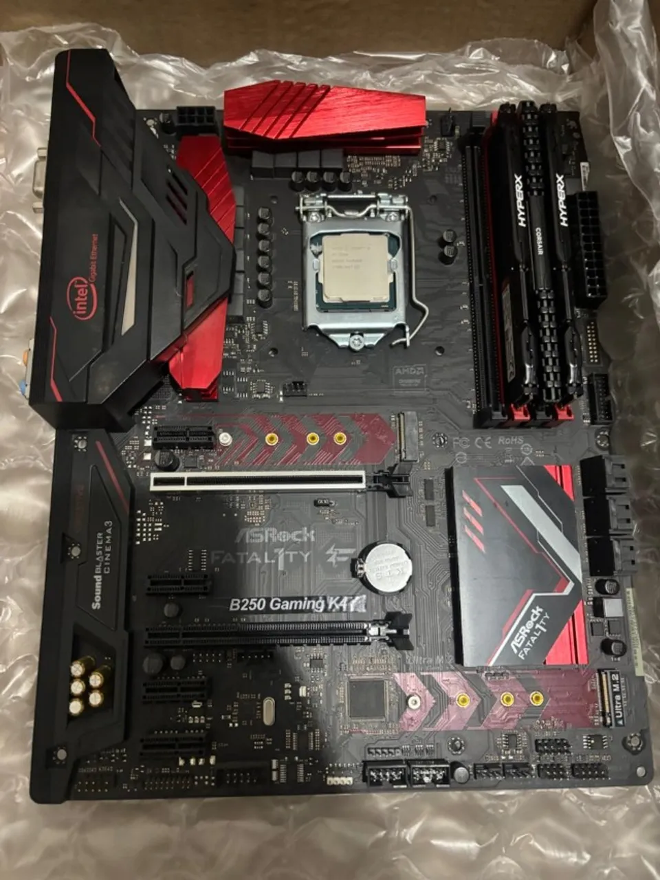 Kit PC Gamer - Intel I5 7500 | 12GB RAM | GTX 1060 6GB Gaming X | Placa mãe BRINDE