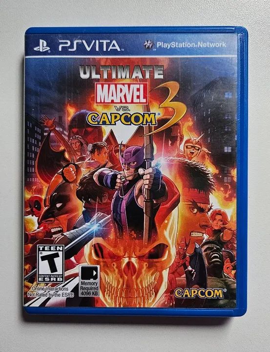 Jogo Ultimate Marvel vs Capcom 3 Ps vita psvita original seminovo