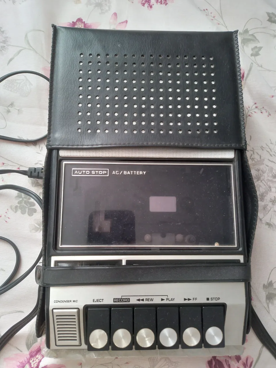 Gravador de Cassete Portátil Nacional